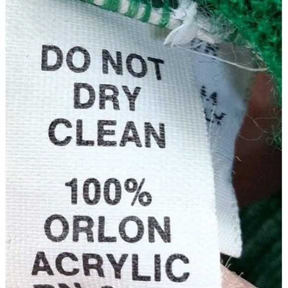 Vintage Izod Lacoste Cardigan Men's Green Button Front Acrylic Sweater Size XL - Picture 11 of 14